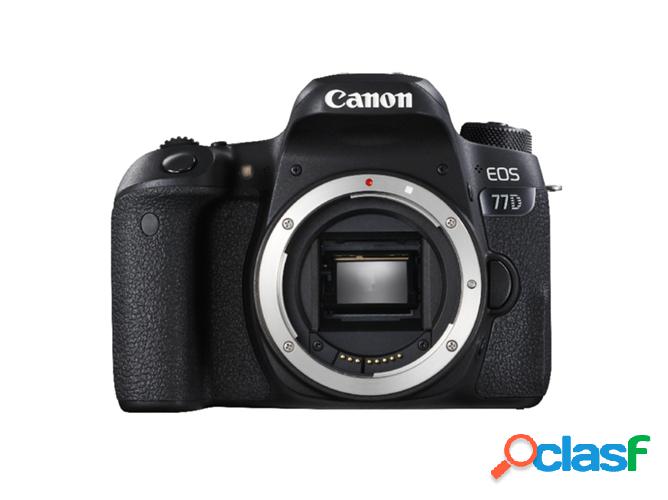 Cámara Réflex CANON EOS 77D (24.2 MP - ISO: 100 a 25600 -