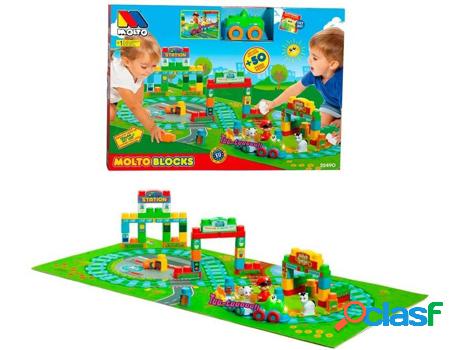 Coche MOLTO Molto Blocks Tren + Tapiz (Edad MÁÂÁÂÁÂÁ