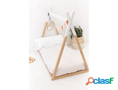 Colcha Infantil SOKIOS (60 x 120 - Poliéster - Blanco)