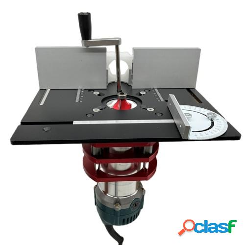 Conjunto de 3 tablas de enrutador Insertar placas de