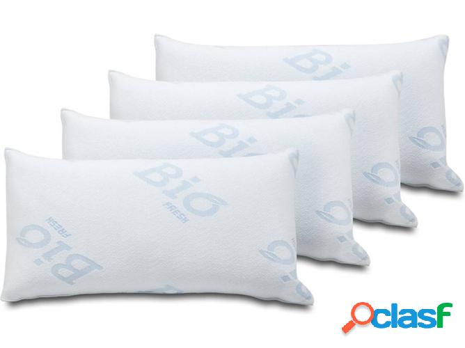 Conjunto de 4 Almohadas MESEFOR BIO Fresh Air 70cm