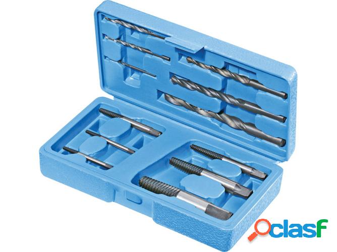 Conjunto de Extractores y Brocas - 12 piezas SILVERLINE