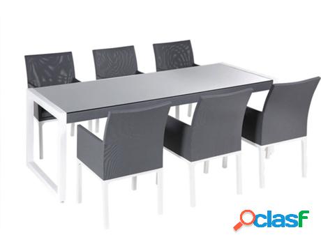 Conjunto de jardín 70650 (Gris - Aluminio -90x210x91 cm)