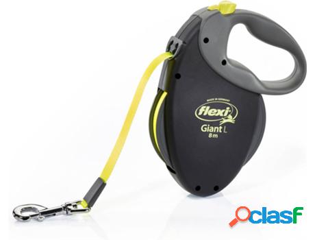 Correa para Perros FLEXI Soporte Ergonómico (Amarillo - 8 m