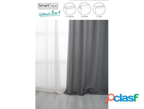 Cortina SOKIOS Lotus (100 x 120 - Poliéster - Gris)