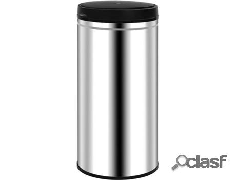 Cubo de Basura VIDAXL Sensor 70 L Plateado (36 x 76 cm -