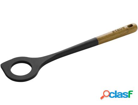 Cuchara para Risotto STAUB (Negro - Silicona, Madera - 31