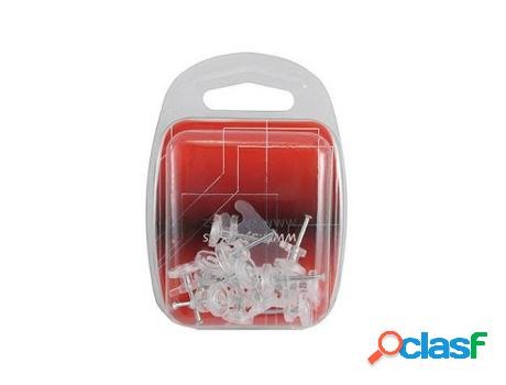 Cuelga facil 1 p. pequeña transparente blister 12