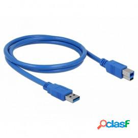 Delock Cable Usb3.0 Tipo A-b Macho/macho 3m