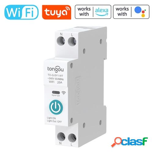 Disyuntor inteligente Tuya Wifi Control remoto inalámbrico