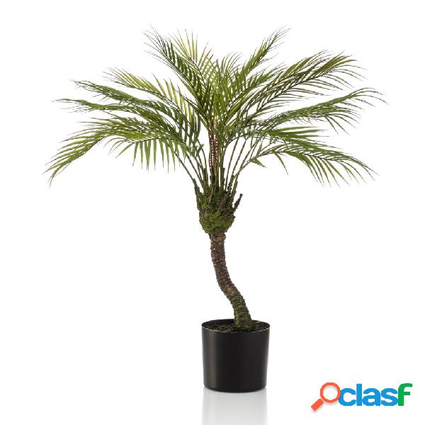 Emerald Palmera artificial Chamaedorea en maceta 85 cm