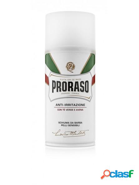 Espuma de Afeitar Té Verde y Avena Proraso 300ml.