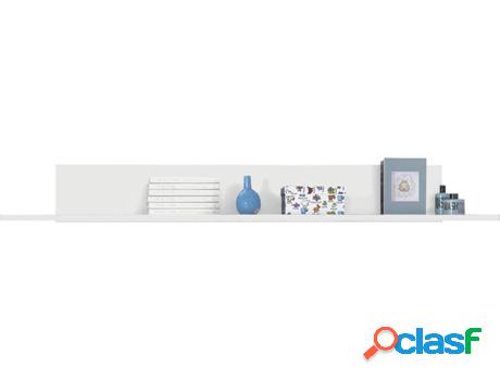 Estantería de Pared VENPRODIN Blanco 76 (23x172x24 cm -