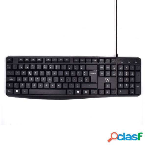 Ewent Ew3001 Teclado Escritura Silenciosa