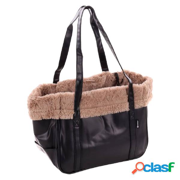 FLAMINGO Bolso transportín para perros Armando negro