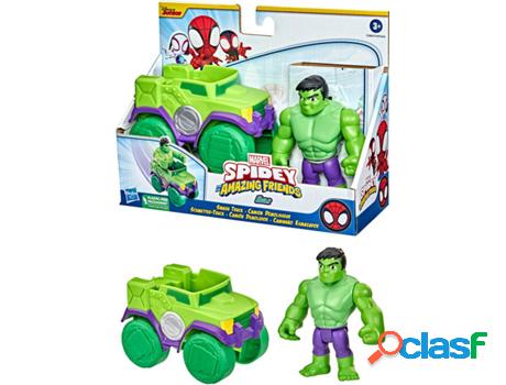 Figura de Acción MARVEL Spidey Vehiculo Con Figura Hulk
