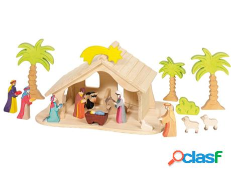 Figuras de Acción HOLZTIGER (Madera - Beige - 56 x 43,5 x