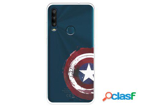 Funda Para Alcatel 1Se 2020 Oficial De Marvel Capitán