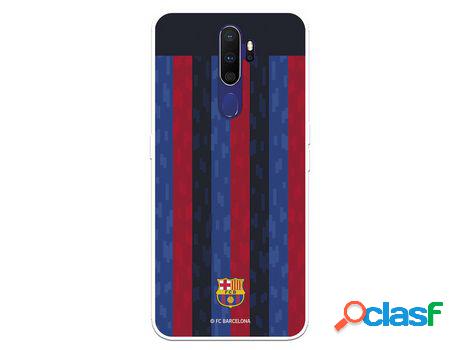Funda Para Oppo A9 2020 Del Fc Barcelona Fondo Rayas