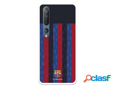 Funda Para Xiaomi Mi 10 Del Fc Barcelona Fondo Rayas