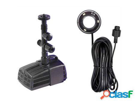 Hozelock Bomba para fuente con luz LED Cascade 1500 l/h