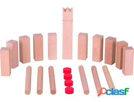 Jogo de Mesa GOKI Mini-Kubb, Game Of Vikings (4 Anos)