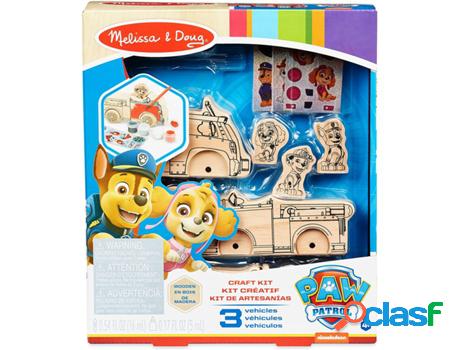 Jogo de Mesa MELISSA & DOUG Paw Patrol Wooden Craft Kit -