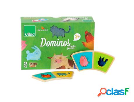 Jogo de Mesa VILAC Dominoes Farm (2 Anos)