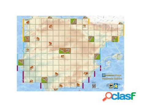 Juego Colectivo ASMODEE Carcassonne Maps: Peninsula Iberica