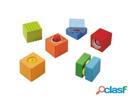 Juego Didáctico HABA (Madera - Azul - 4 x 4 x 4 cm)