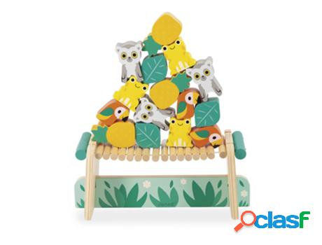 Juego Didáctico JANOD (Madera - Amarillo - 24 x 9 x 10 cm)
