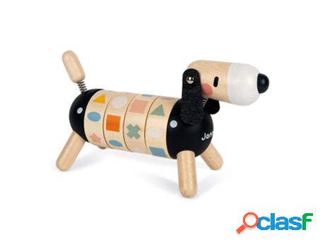 Juego Didáctico JANOD (Madera - Negro - 26,4 x 9,9 x 14,7