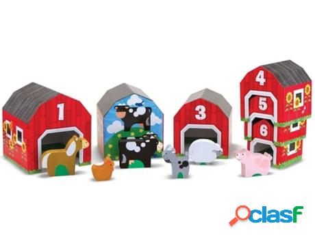 Juego Didáctico MELISSA & DOUG (Madera - Rojo - 15,2 x 19 x