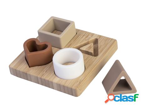 Juego Educativo BAMBAM (Madera - Beige - 12 x 12 x 4 cm)