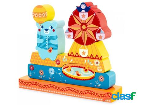 Juego Educativo ULYSSE (Madera - Naranja - 20 x 17 x 4,5 cm)