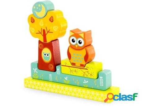 Juego Educativo ULYSSE (Madera - Naranja - 20 x 18 x 4.5 cm)