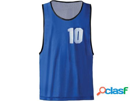 Juego de Chalecos TREMBLAY CT numerados del 1 al 10 Azul (L)