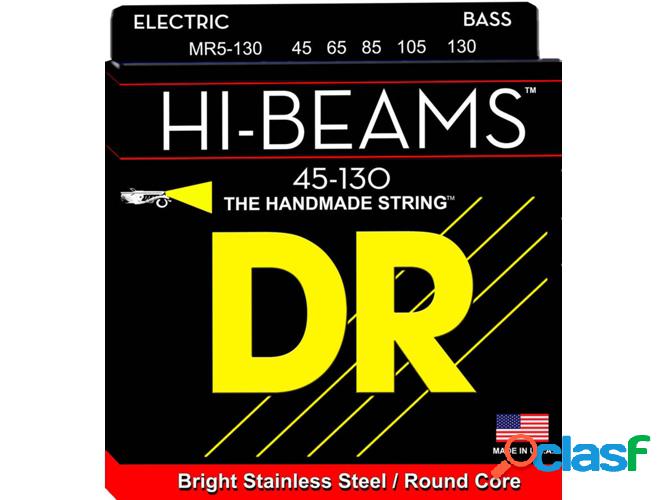 Juego de Cuerdas Bajo Eléctrico DR MR5-130 Hi-Beam (.045