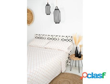 Juego de Sabánas SOKIOS Rombos (90 x 200 - Algodón -