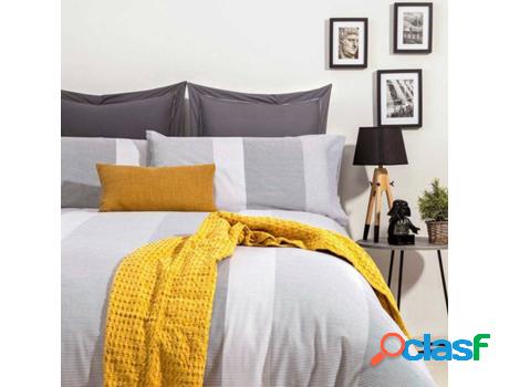 Juego de Sábanas COTTON ARTEAN Segment (Gris - Cama de 90