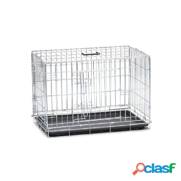 Karlie Jaula para perros con 2 puertas plateado 77x47x54 cm