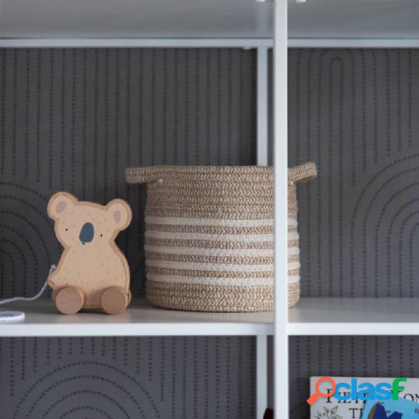 KidsDepot Juego de cestos Eran 2 pzas cuerda de algodón