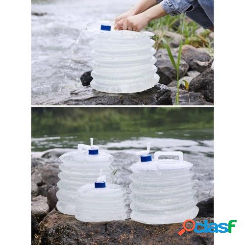 Large Capacity Portable Folding Water Container with Spigot