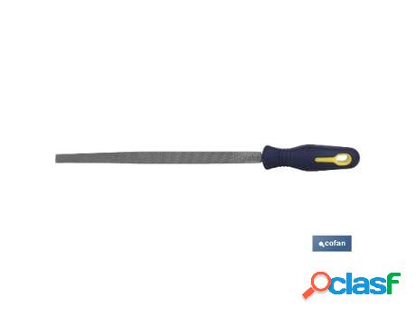 Lima triangular 100mm gr-22 entrefina