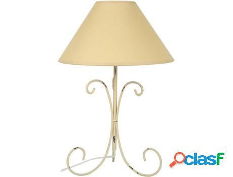 Lámpara de Mesa TOSEL Carcassonne (Cream, Empire Cream -