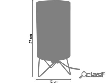 Lámpara de Mesa TOSEL Stockholm (Marrón - E27 - Máx. 40W