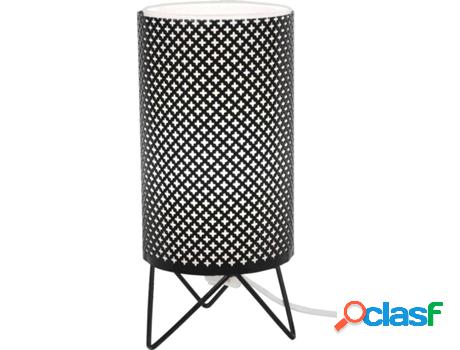 Lámpara de Mesa TOSEL Stockholm (Negro - E27 - Máx. 40W -