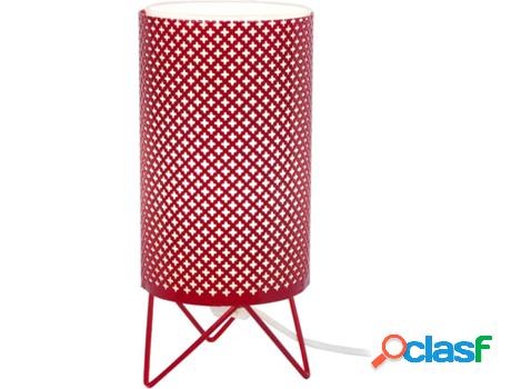 Lámpara de Mesa TOSEL Stockholm (Rojo - E27 - Máx. 40W -