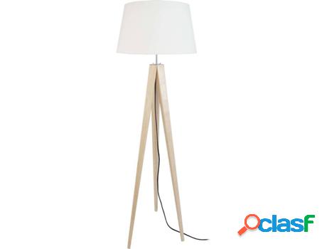 Lámpara de Pié TOSEL Idun (Blanco - E27 - Máx. 40W -