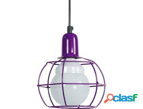 Lámpara de Suspensión TOSEL Hex.Globe (Morado - E27 -